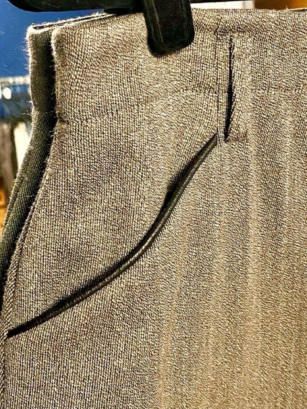 Vintage Lauren Ralph Lauren Grey Wool Skirt – Size 10 (Fits Modern 6–8) 🩶